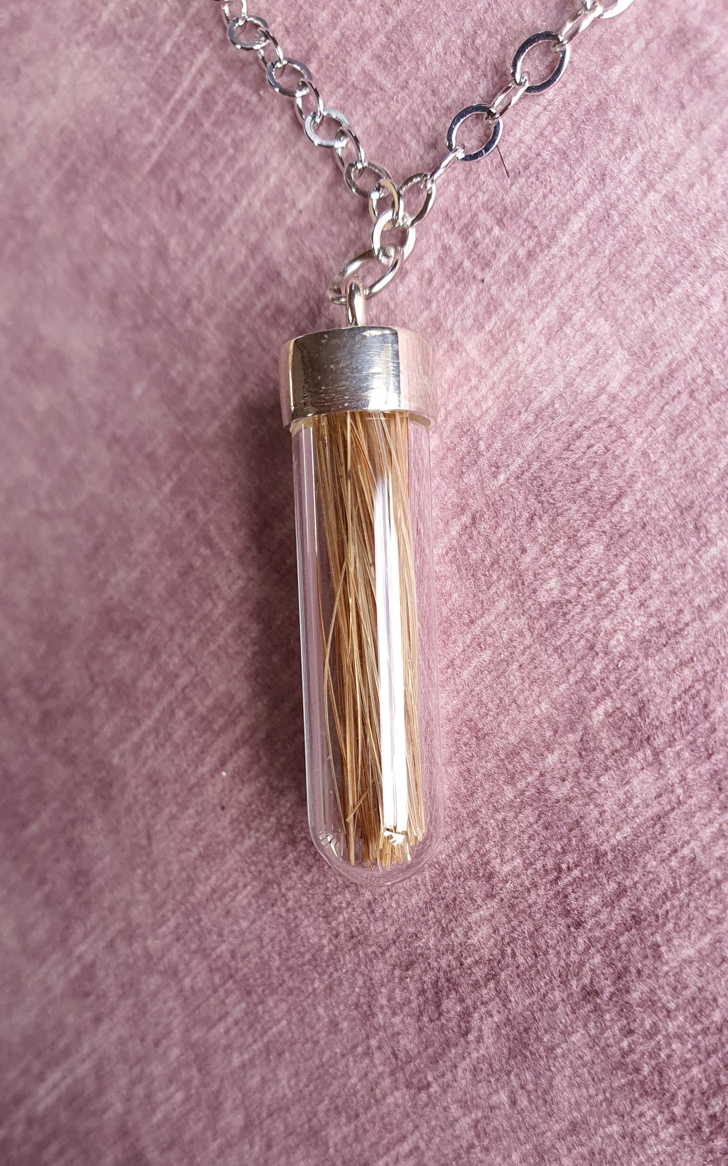 Time capsual pendant sterling silver