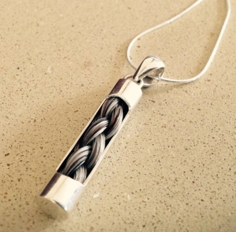 Sterling Silver Bullet style Pendant