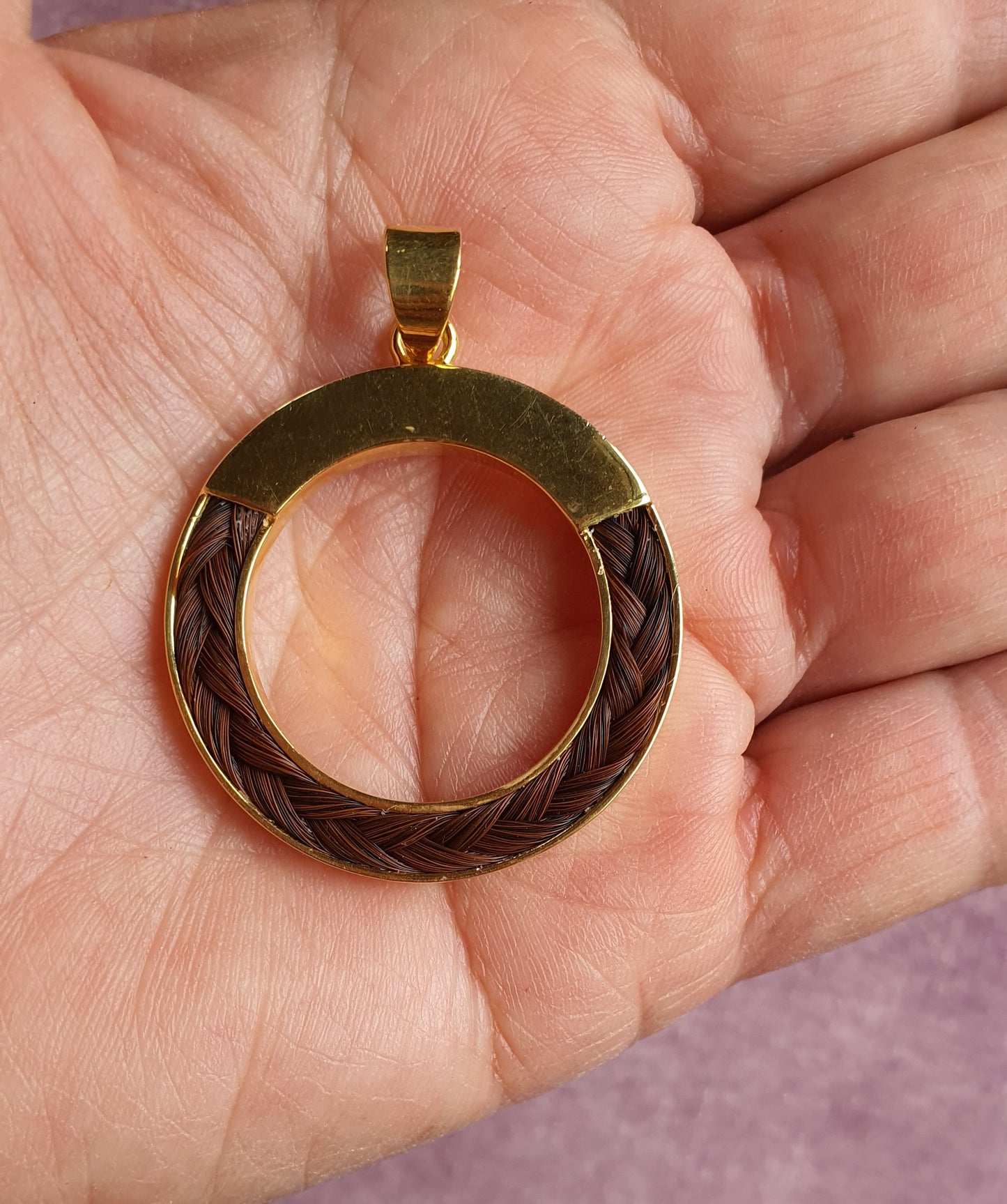 Sterling Silver OR Gold Circle of Life Pendant