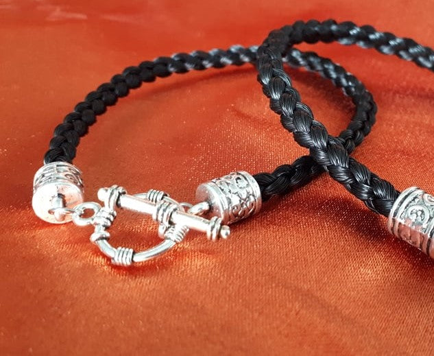 Antique Silver Horsehair Bracelet CUSTOM MADE