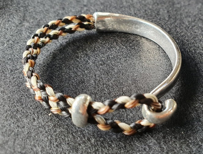 Antique silver Bar Bracelet