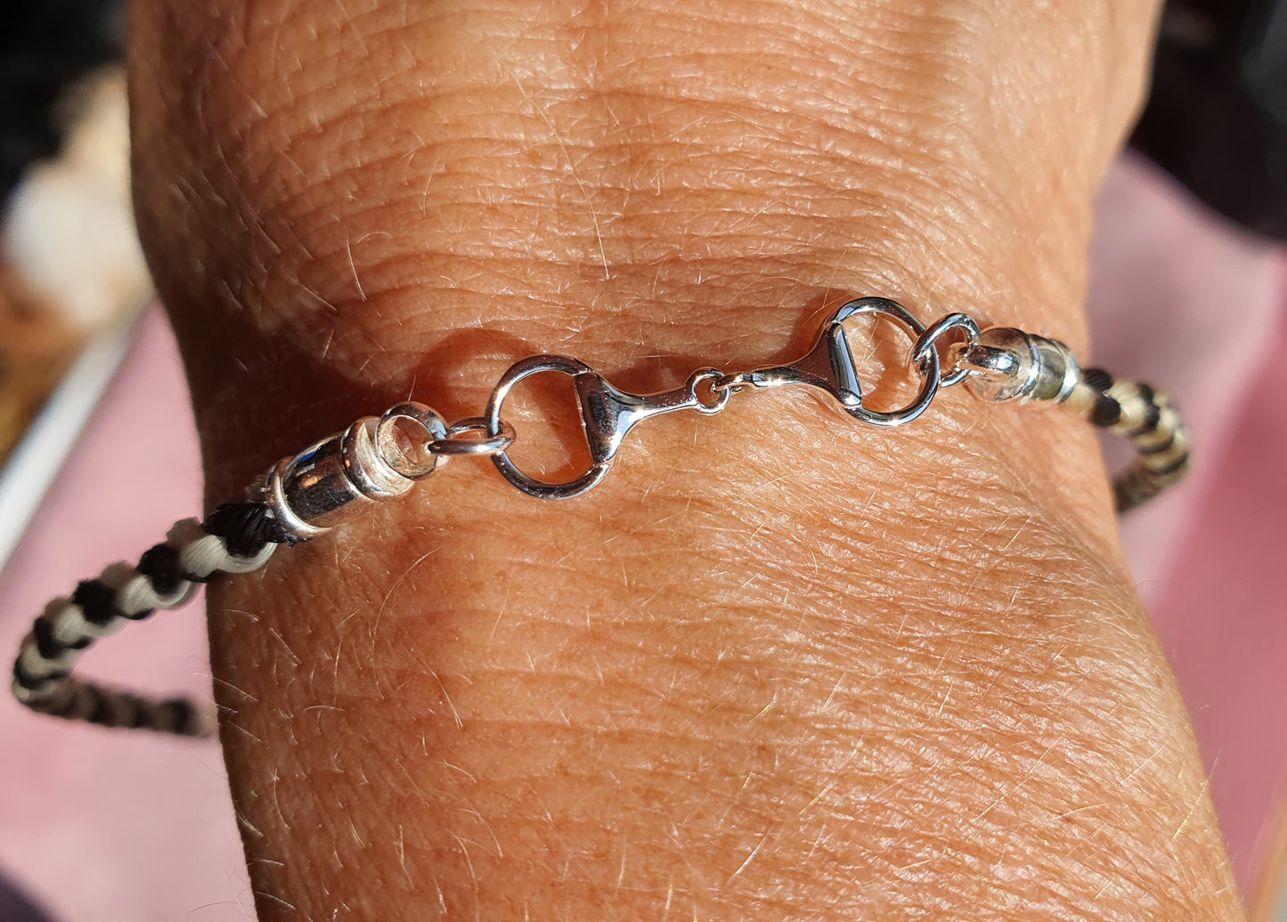 Sterling Silver Bit bracelet