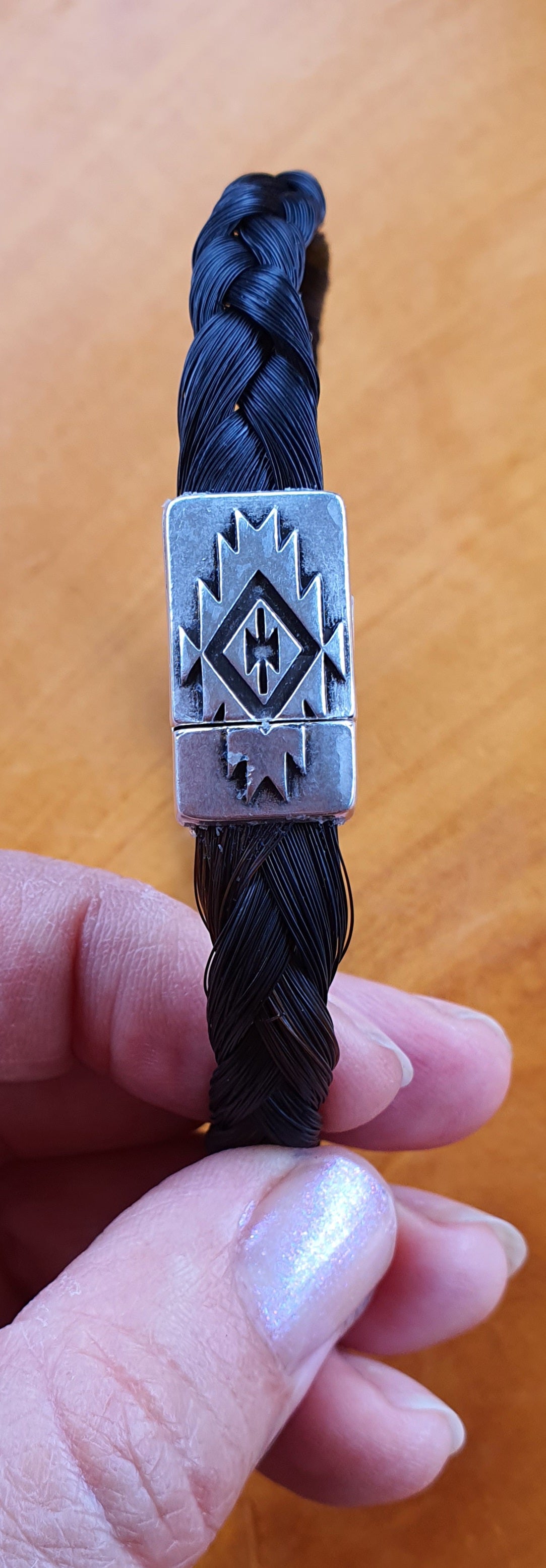 Antique Silver Cowboy  Bracelet