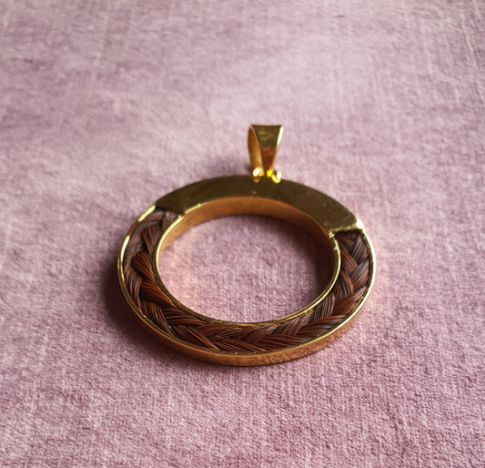 Sterling Silver OR Gold Circle of Life Pendant