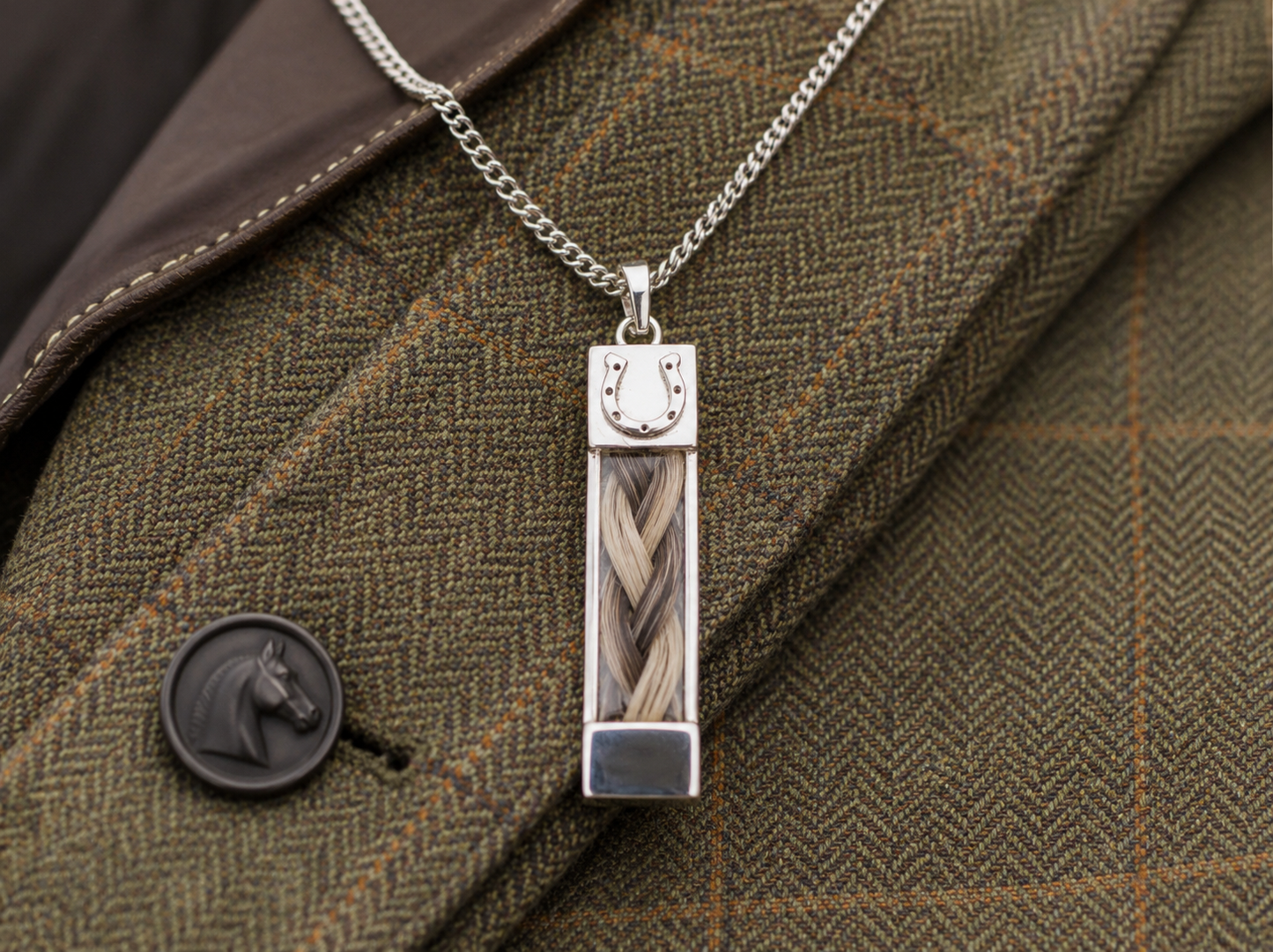 Rectangle horseshoe Pendant