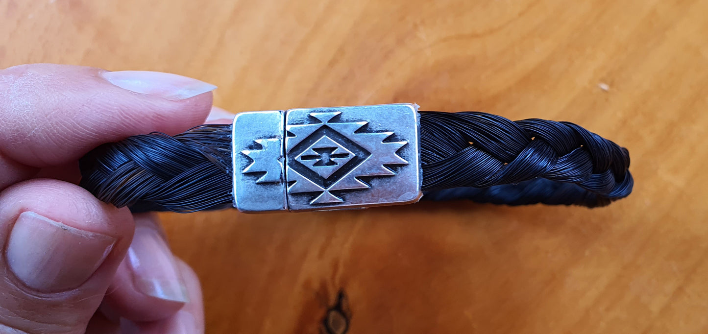 Antique Silver Cowboy  Bracelet