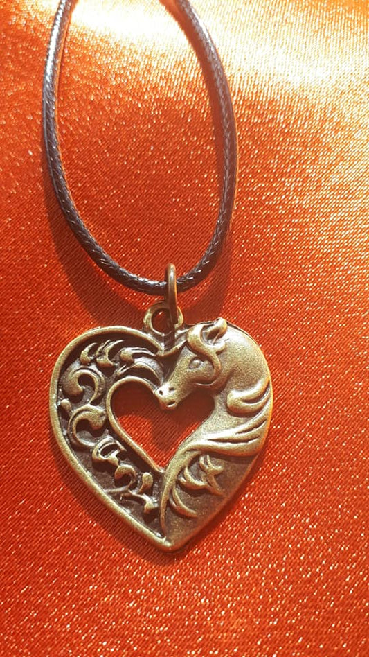Horse Heart Pendant